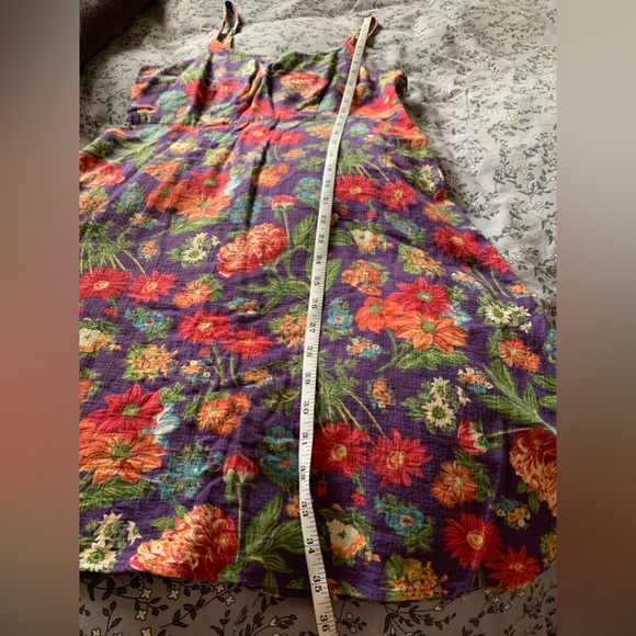 Vintage Lizsport purple Floral dress - Picture 7 of 8